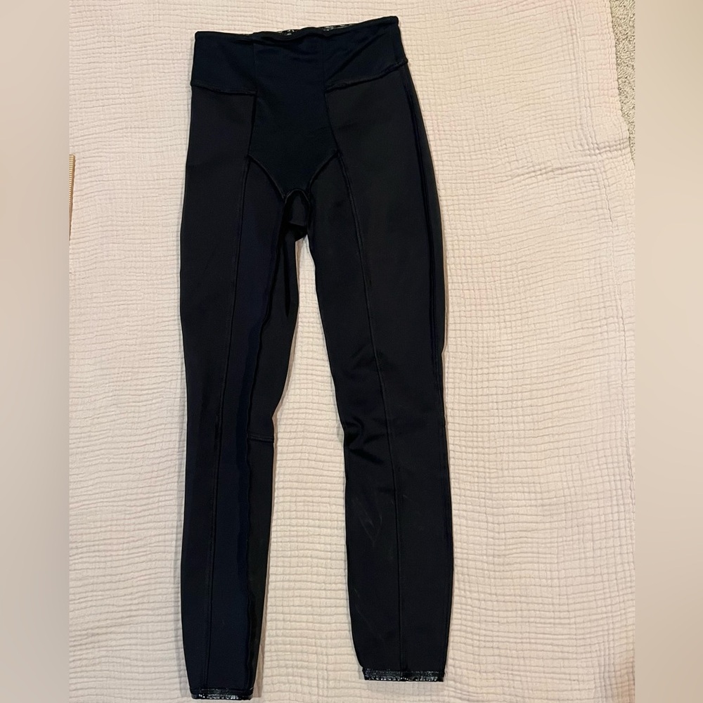 Spanx Faux Patent Leather Leggings Black XS - Picture 9 of 16